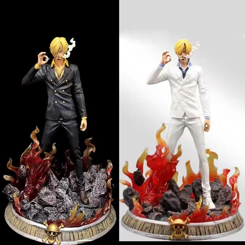 

37cm One Piece Action Figure Statue Toys Gk Suit Vinsmoke Sanji Anime Figures Manga Figma Dolls Model Figurines For Gifts