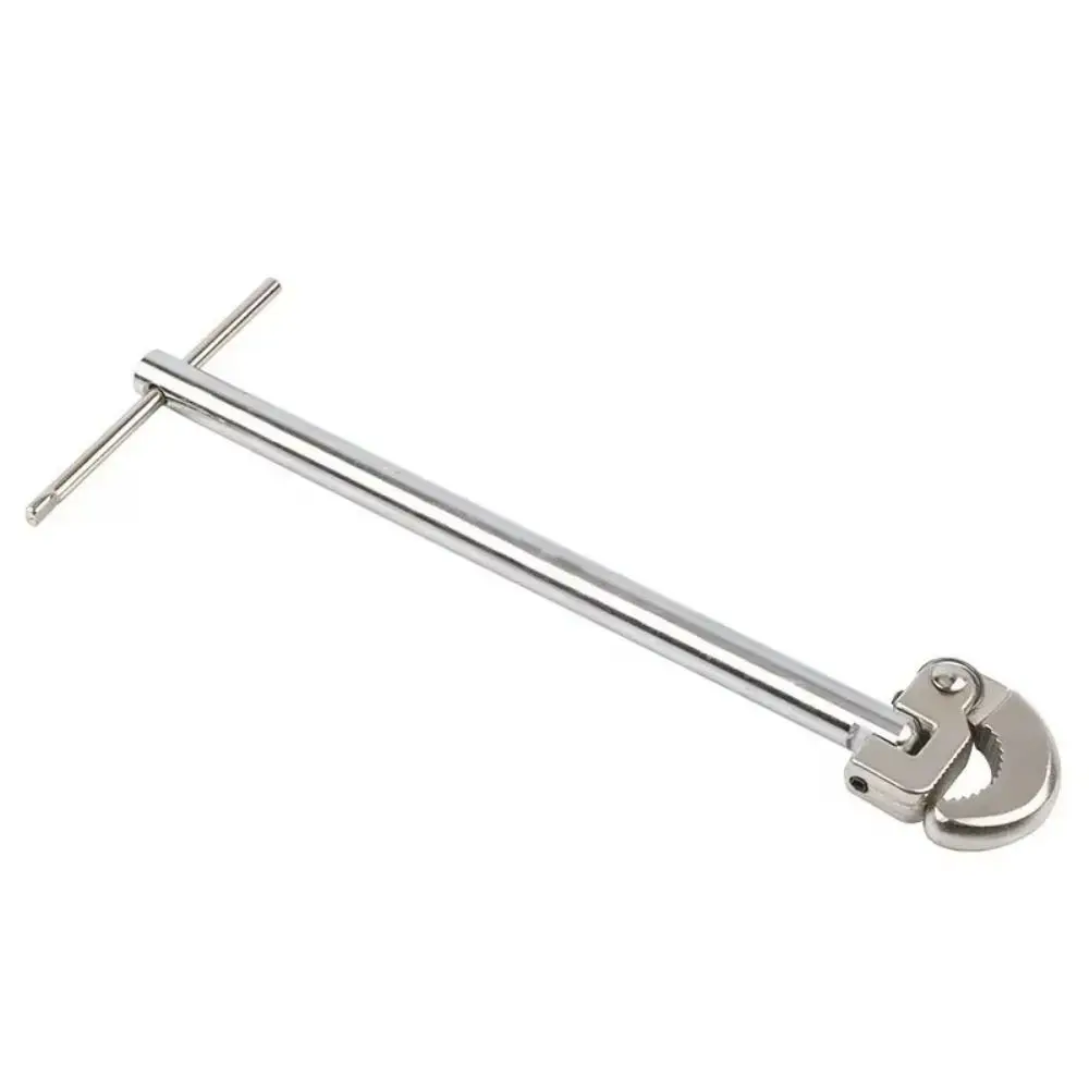 11 Inch Basin Wrench Adjustable Jaw 3/8 To 1-1/4 180 Degree Rotating Tap Nut Spanner Heavy Duty Carbon Steel