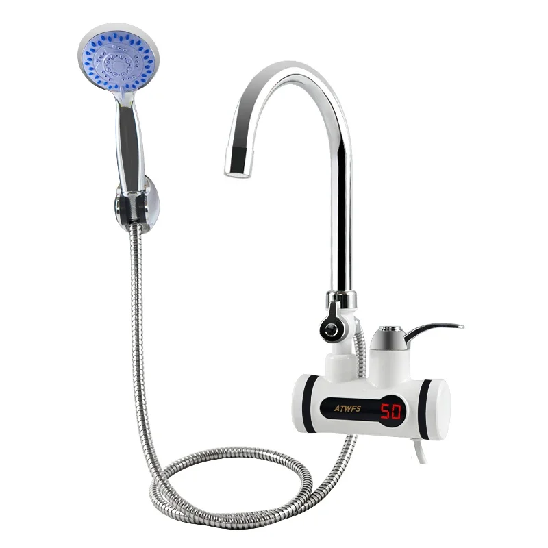 Tankless Water Heater Faucet Shower Instant Water-Heater  Tap Heating Instant Hot Water  Kitchen and Bathroom