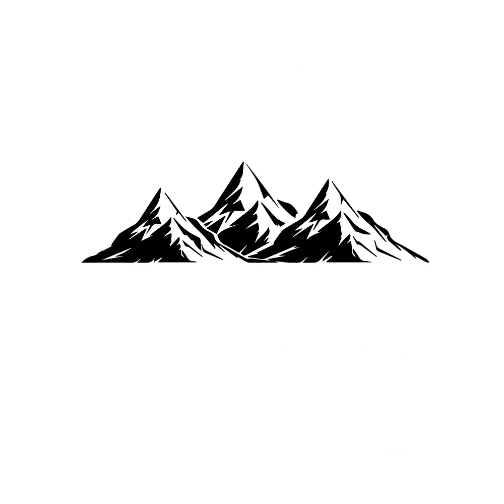 20cm Mountain On The Car Cool Stylish, Sticker Sunscreen and Waterproof Decals Rear Window Stickers Decoration Cover Scratches view 4