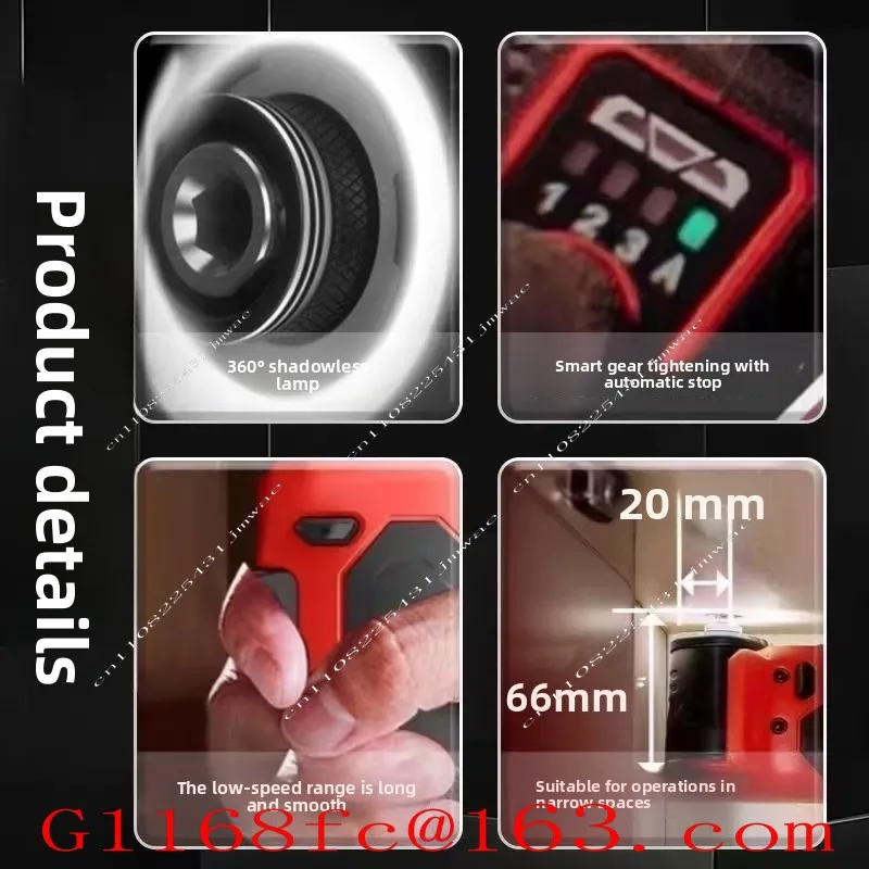 Brushless Screwdriver, 90 Degree Angle Electric Wrench, Charging Wheel Wrench, Truss Tool, Angle Drill 5771