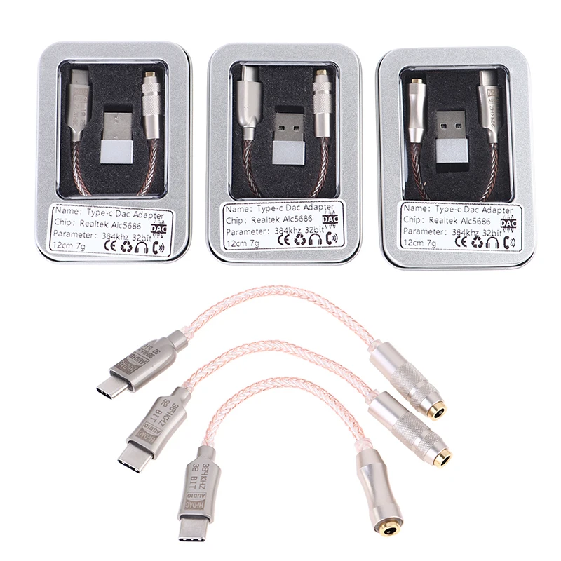 

LXDAC A01 ALC5686 USB Тип C до 3,5 мм DAC наушники усилитель цифровой декодер