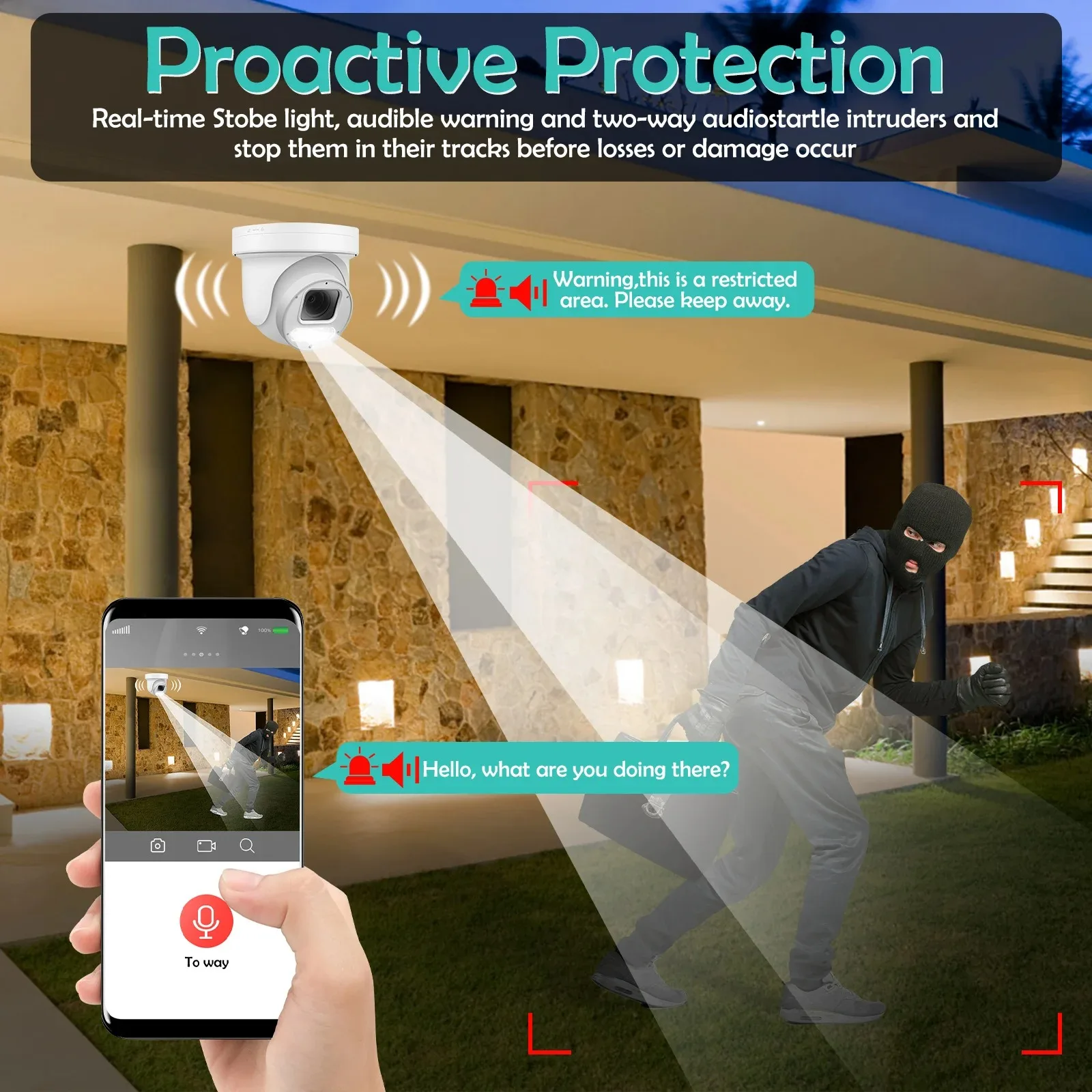 IMX415 PTZ POE 8MP 4K IP Camera 5X Optical Zoom Color Night Vision CCTV Security Video Surveillance Two Way Audio