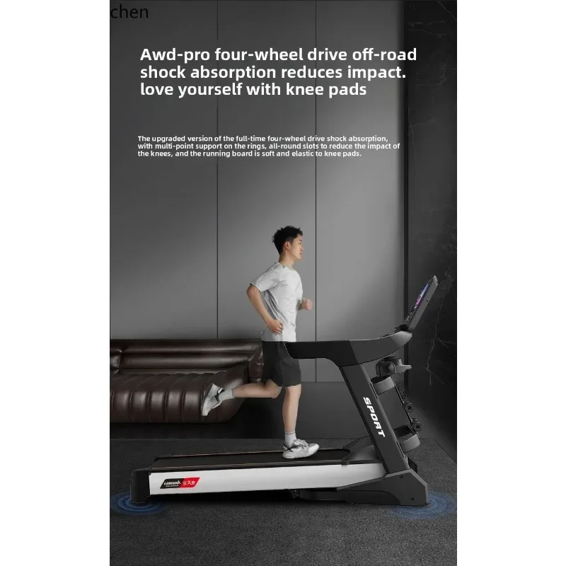 JX-8 Large Treadmill Commercial Folding Universal Silent Sports Indoor Home Treadmill Fitness Training