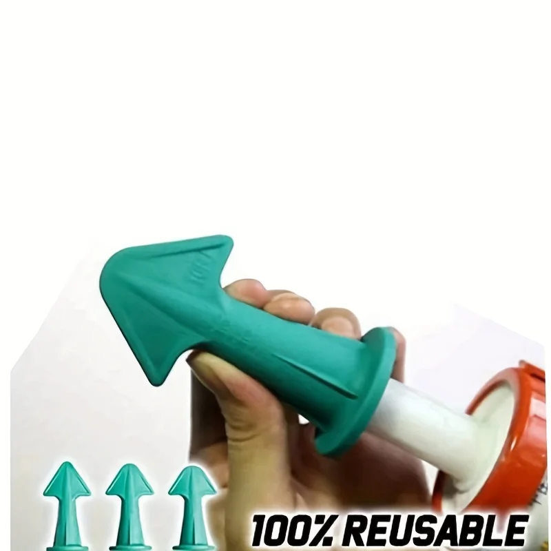 3pcs Caulking Nozzle Applicator Finishing Tool Spatula Plastic Glue Shovel Tile Brick Joints Floor Silicone Remover Grout Kit