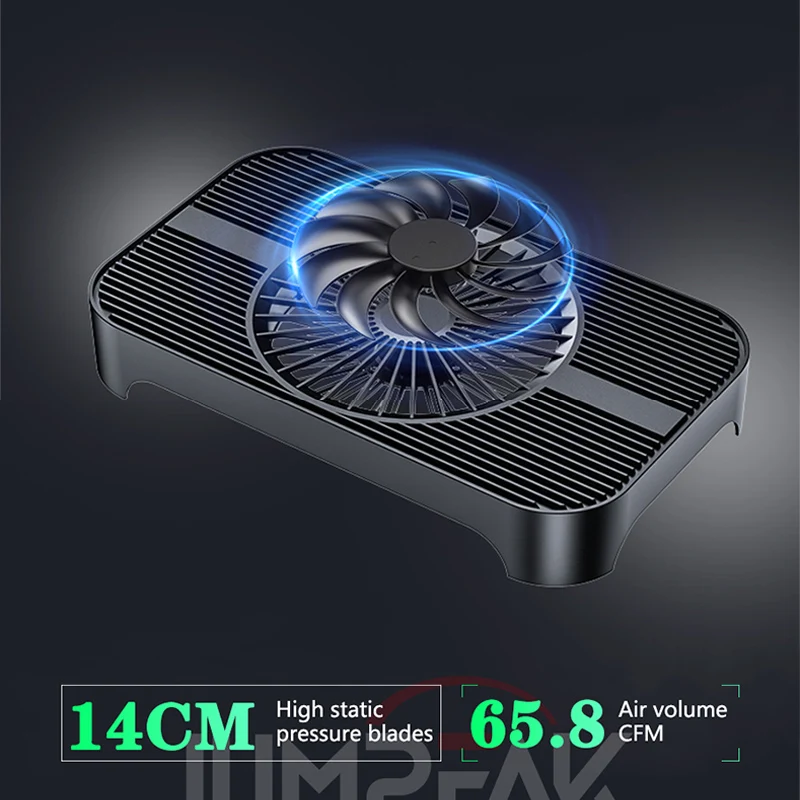 JUMPEAK Silent 5V USB Fan Cooler For Mini PC Wifi Router Modem TV BOX STB Portable Mobile Hard Disk Cooling Fan Pad Support
