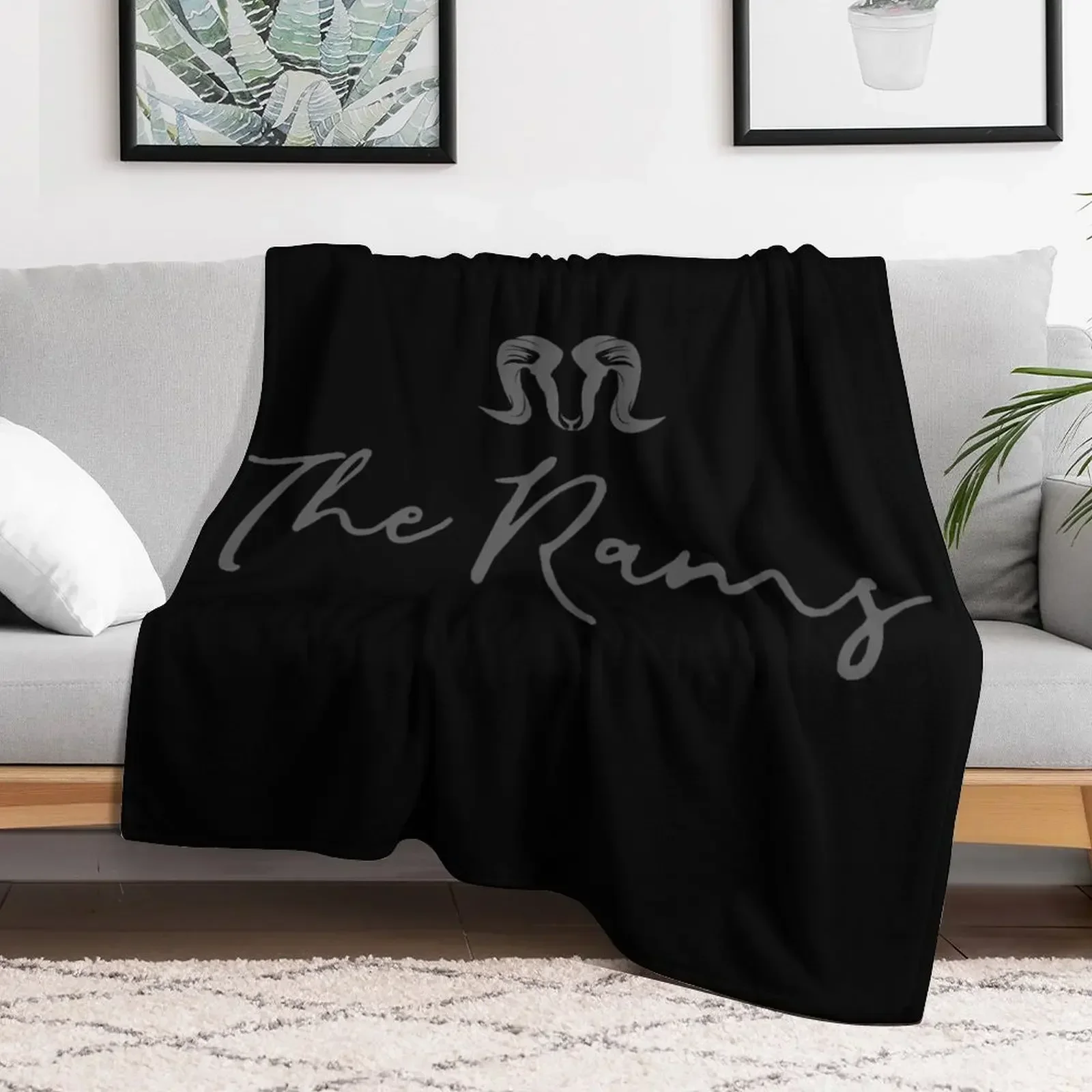 

Rams Throw Blanket Kid'S wednesday Warm funny gift Blankets