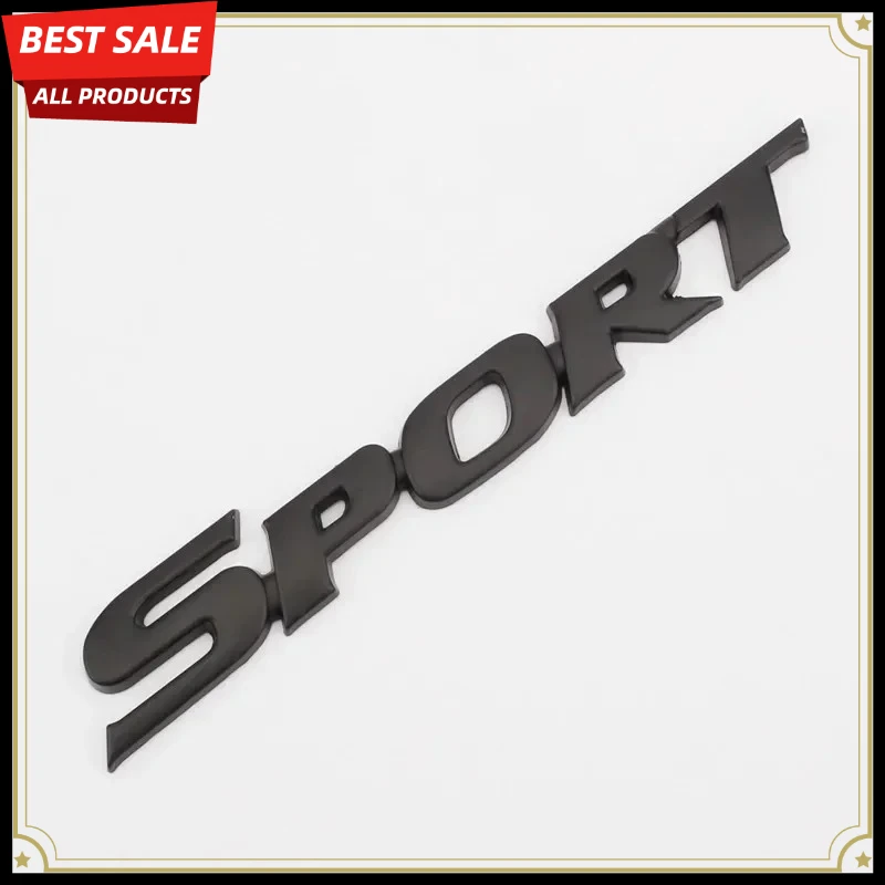 3D Metal SPORT Car Emblem Badge Sticker Decal for Fender Trunk Accessories Suitable for BMW KIA Audi Corolla Camry CHR view 5