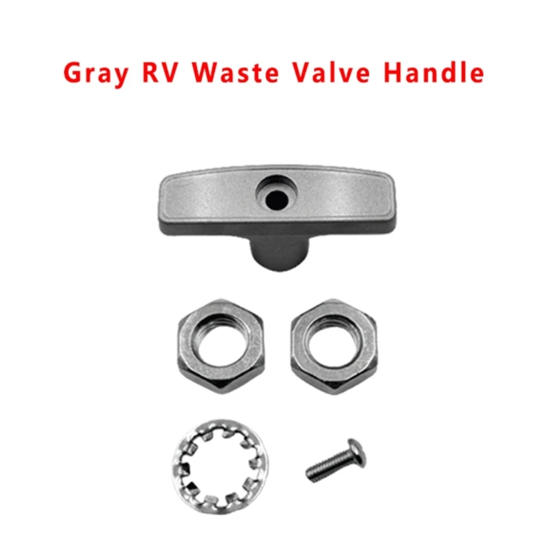 094D Motorhomes Sewer Valves Handle, Metal Constructions for Enhanced Grip Durability