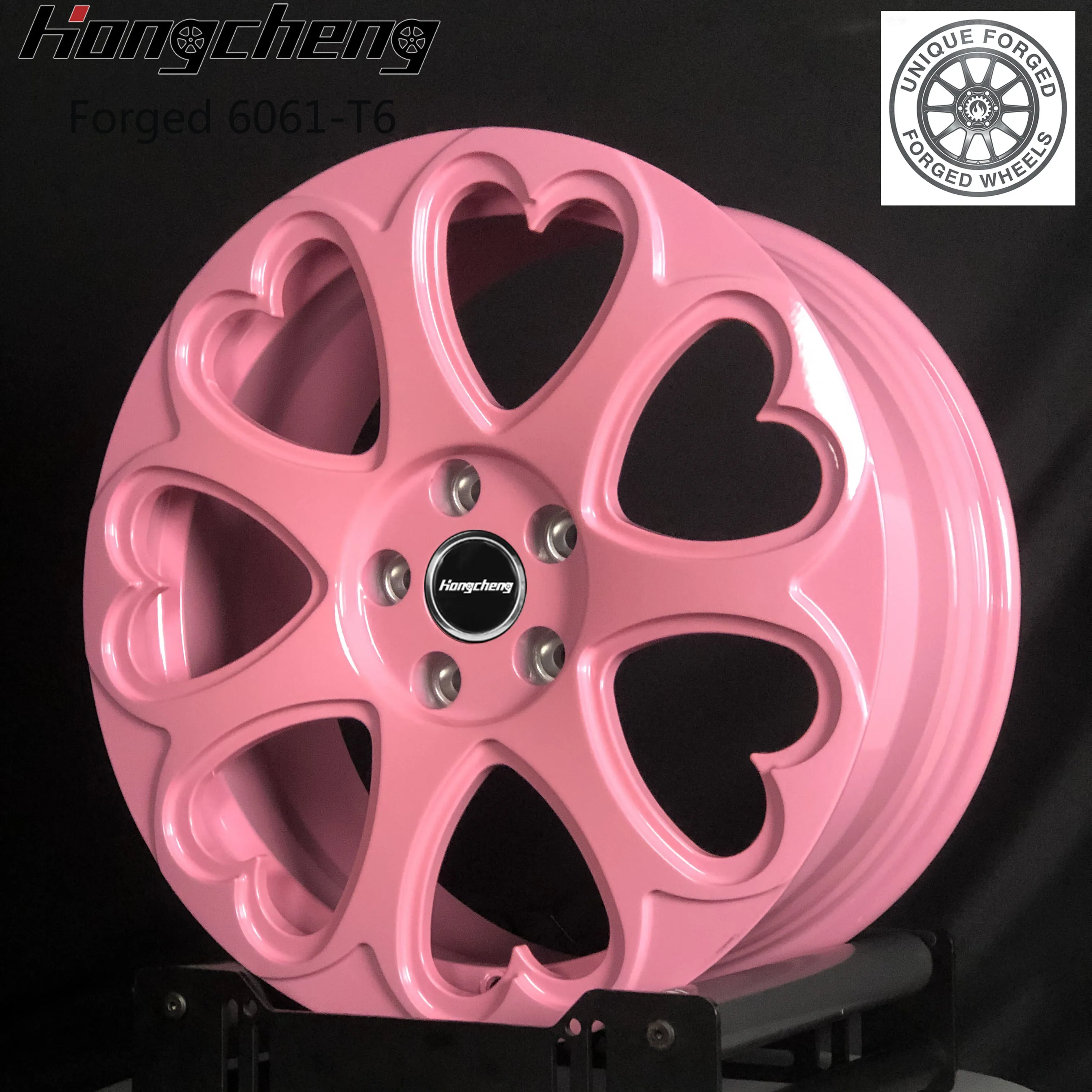 26 stylesHigh Quality 17 18 19 20 21 22 Inch 5x114.3 5x120 5x130 5x127 Heart Shape Forged Wheels for