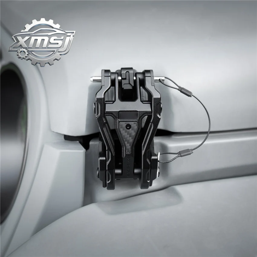 Hebilla  cubierta  máquina para JL JK Wrangler Man, acuada para 2007-2017/2018-2024, hebilla  bloqueo  capó modificada