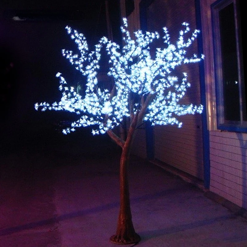 Outdoor Waterproof Landscape Color Changing Light Up Cherry Blossom Tree lamp For Wedding Event Party Decor