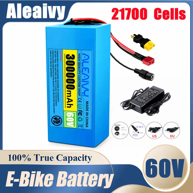 

67.2V Lithium Ion 20000mAh E-bike Electric bicycle Scooter with 30A BMS 750W 1000Watt 60V 16S4P 20Ah 18650 Li-ion Battery Pack