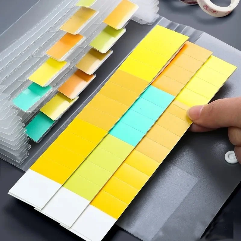 Small Accordion File Folder 13-Pocket Hand-held Expanding File Folder With Tabs PP Wallet Card Ticket Check Bill File Organizer