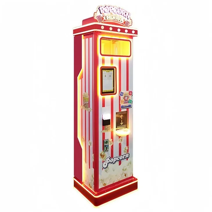 FOODLINE Metro Game Booth Popcorn Vending Machine Delicate Outline Adjustable Popping Time Commercial Gear