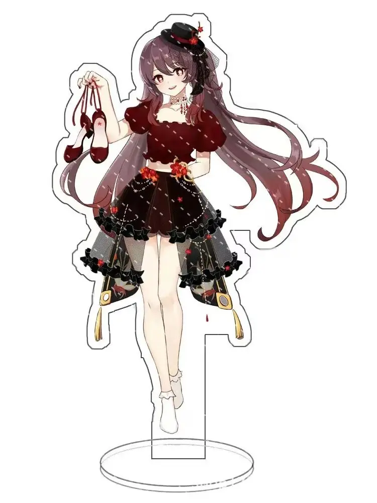 Support de plaque acrylique Anime Genshin, modèle de support, figurine cosplay, décoration de bureau, cadeau d'anniversaire et de Noël, nouveau