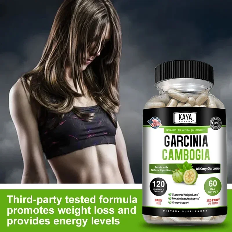 Garcinia Cambogia Extract Capsules 1000 mg Appetite Suppressant for Men and Women, Metabolism, Energy, Colon Cleansing