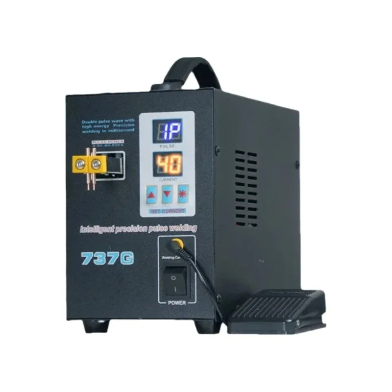 737G Double Digital Display Dual Pulse Spot Welder Lithium Battery Spot Welder Industry-Specific Equipment
