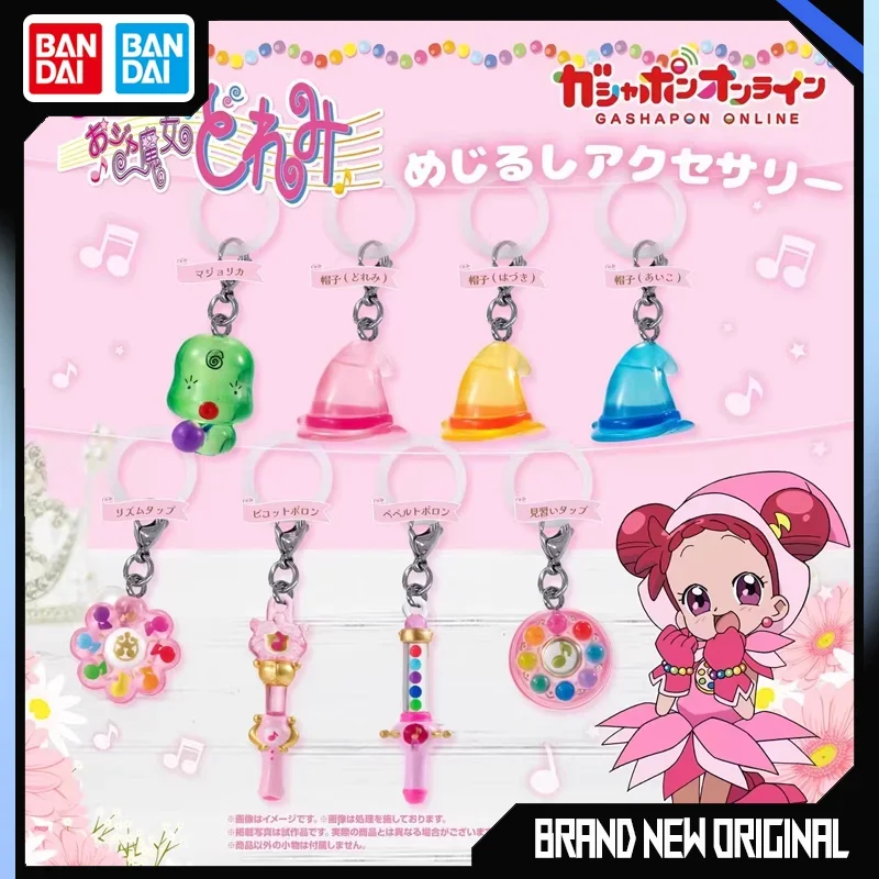 BANDAI Magical DoReMi Action Figure Model Harukaze Doremi Fujiwara Hazuki Gashapon Transformation Props Pendant Series Original