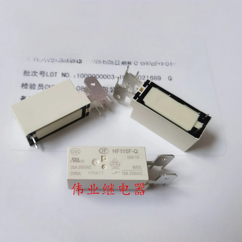 

（Brand-new）1pcs/lot 100% original genuine relay:HF115F-Q 009-1D 9VDC 6pins 18A