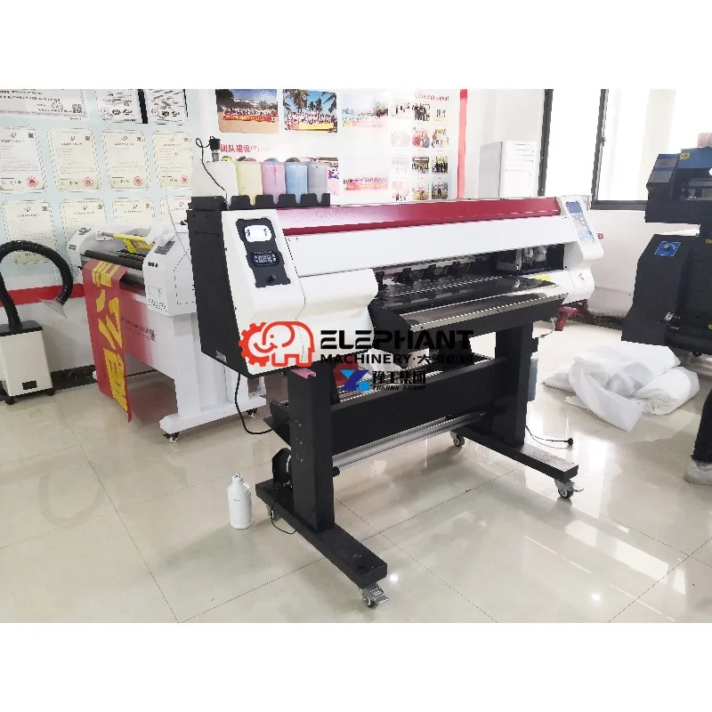 Commercial Dual Head Large Format DTF Printer PET Film Heat Transfer Printing Machine for Custom T-shirt Garment Print