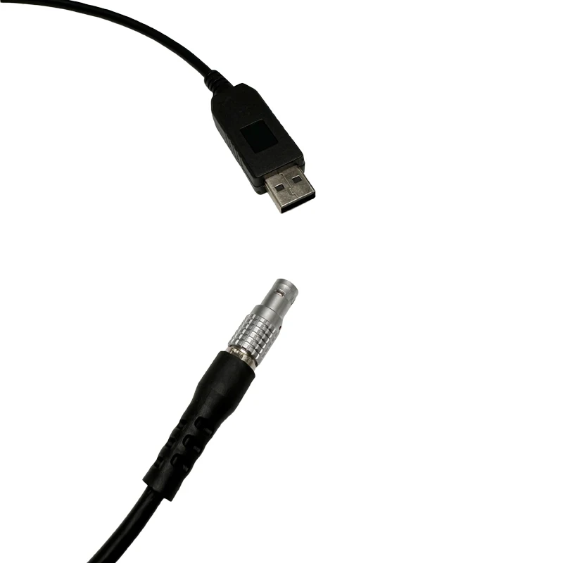 5 PIN GEV267 (806093) Data Transfer Cable for SWISS TS02/06/09/11/12/15/16 Total Station, Compatible with WIN10, for TS/TPS LS