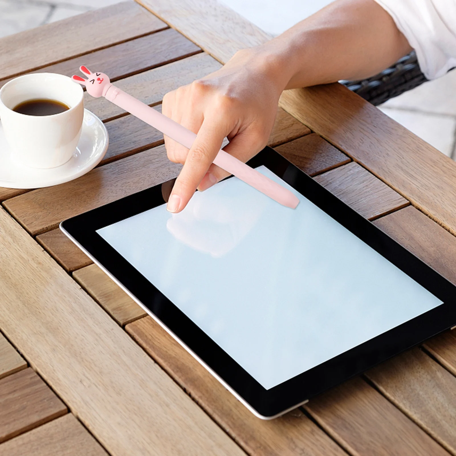 

Silicone Stylus Cover for Pencil Anti Fall Shockproof Cap Included Comfortable Grip Pen Protector Sleeve Case