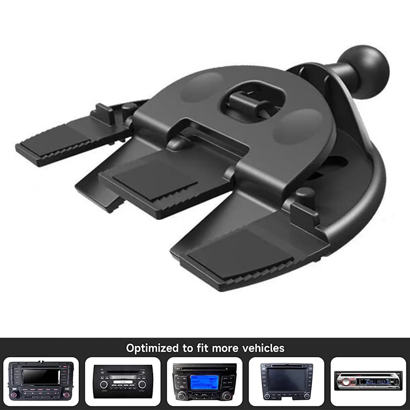 17mm Kugelkopf basis für Auto-CD-Steckplatz Telefon halterung Stand halterung Universal-CD-Steckplatz clip für Autotelefon halter GPS-Halterung