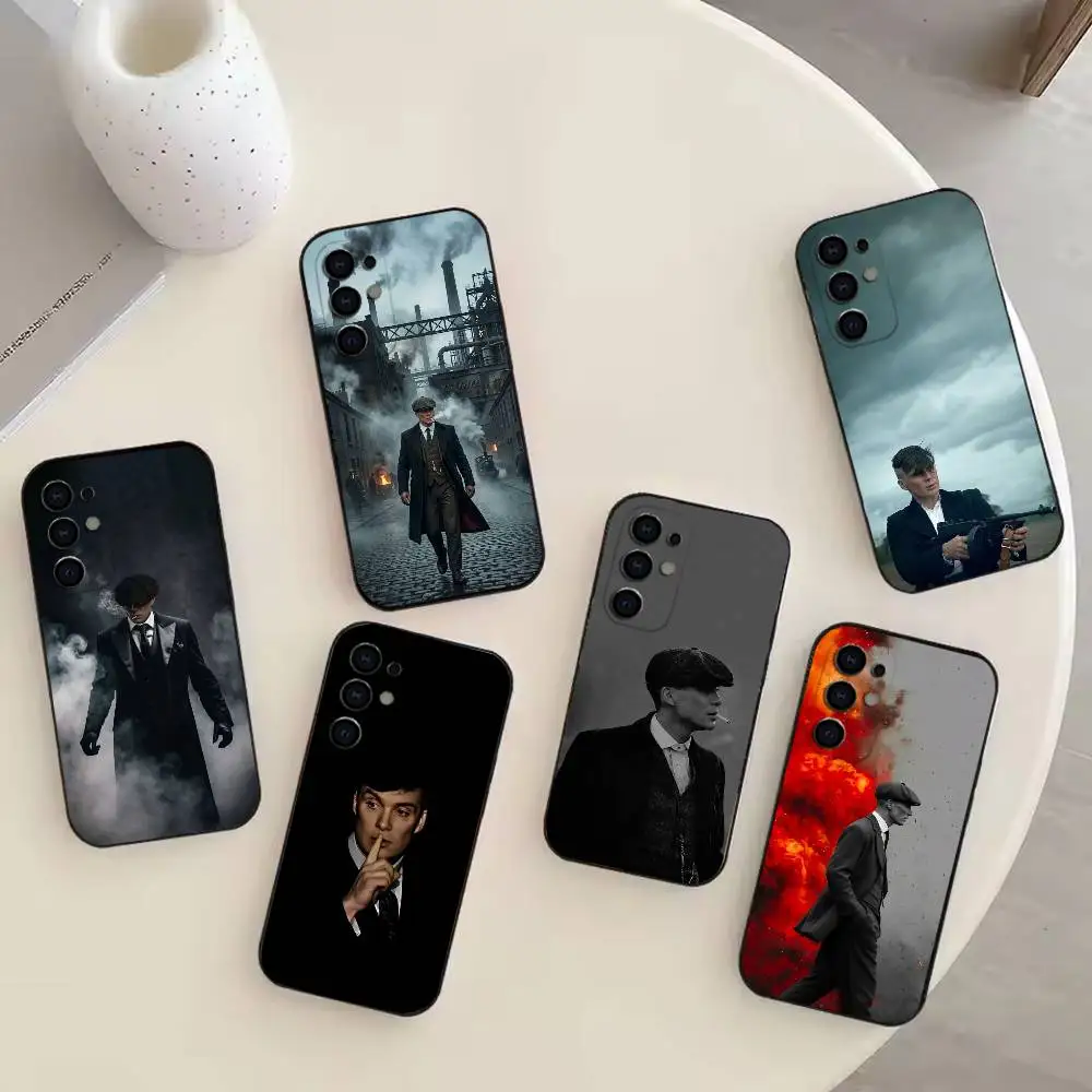 Peaky Blinders tommy shelby  Phone Case For Samsung S25,S24,S21,S22,S23,S30,Ultra,S20,Plus,Fe,Note,10,9,5G Black Cover