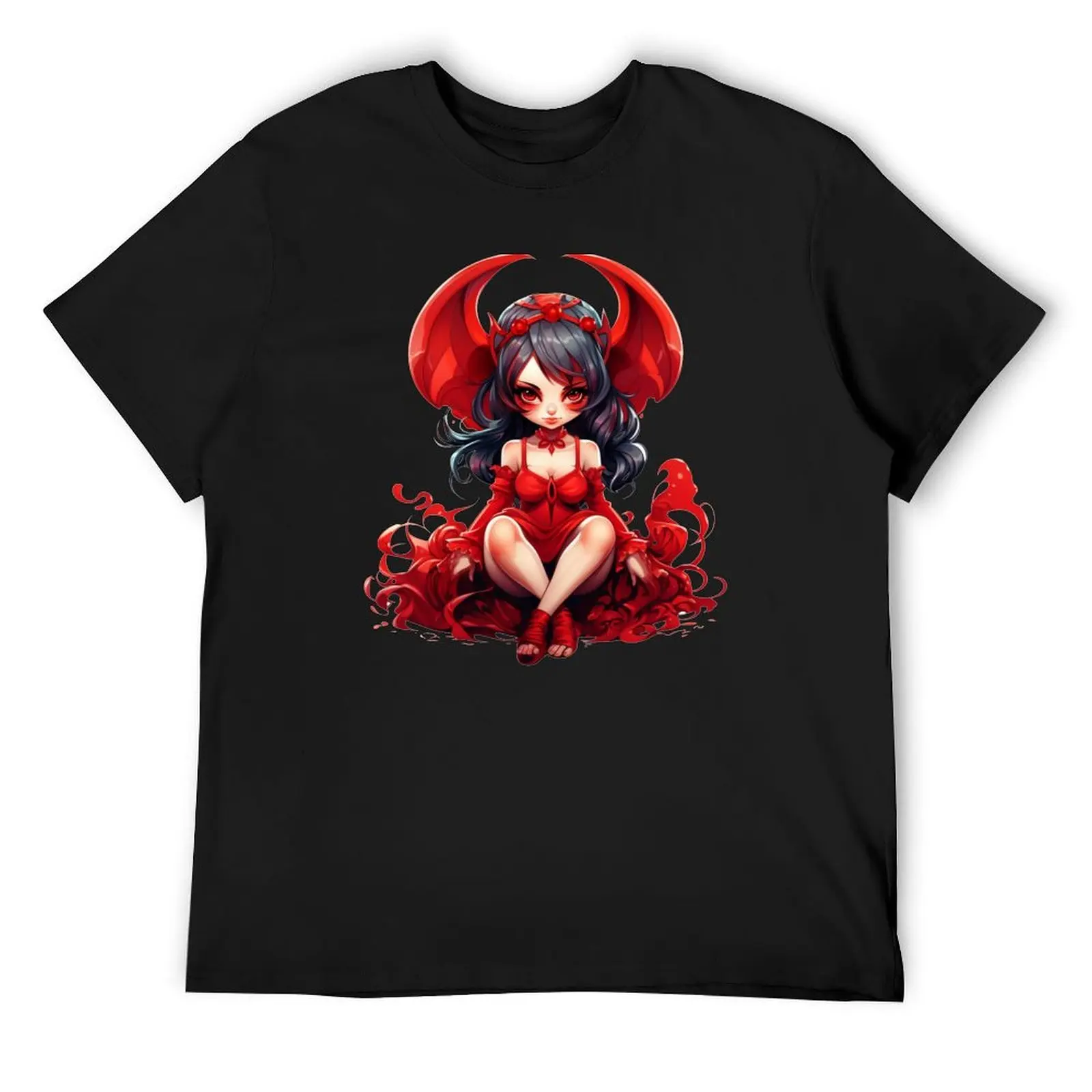 

Devil girl T-Shirt custom shirt street wear heavy weight t shirts for men