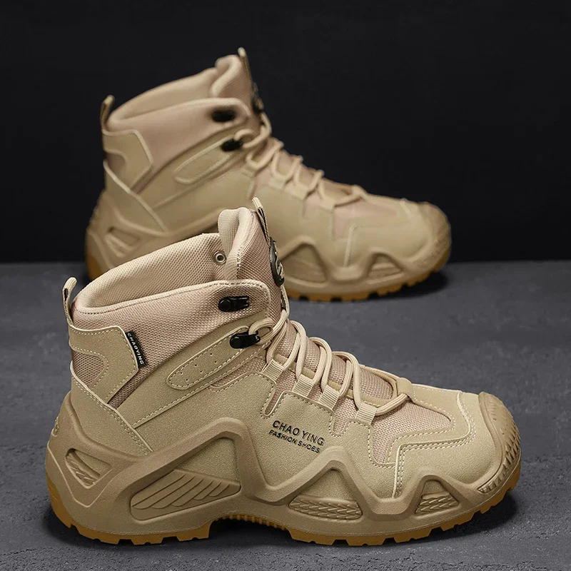 

Мужская обувь с защитой труда, осенние и зимние виды спорта, противоскользящая и износостойкая уличная рабочая одежда, повседневная спортивная обувь