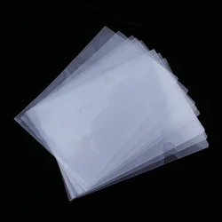 12 Pcs Clear File Folder Plastic Folders Transparent Sleeves A4 Envelopes Bag Paper