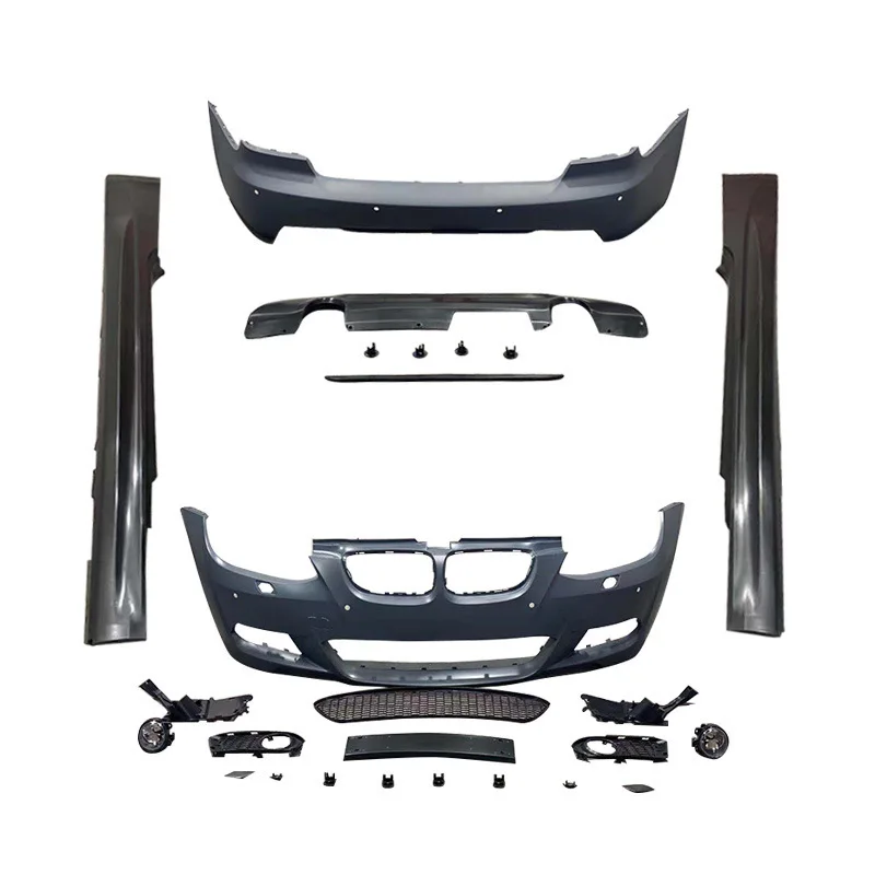 Suitable for  05-12 BMW E92 Modified M4 Body Kit 3 Series Two-Door E93 Convertible M3 Front Bumper Rear Bumper Kit Tail Diffuse