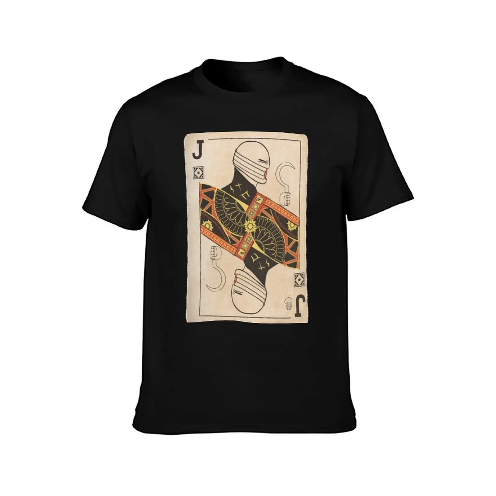 Hellraiser Chatterer Cenobite Playing Card T-Shirt cotton t shirt pack T-Shirt