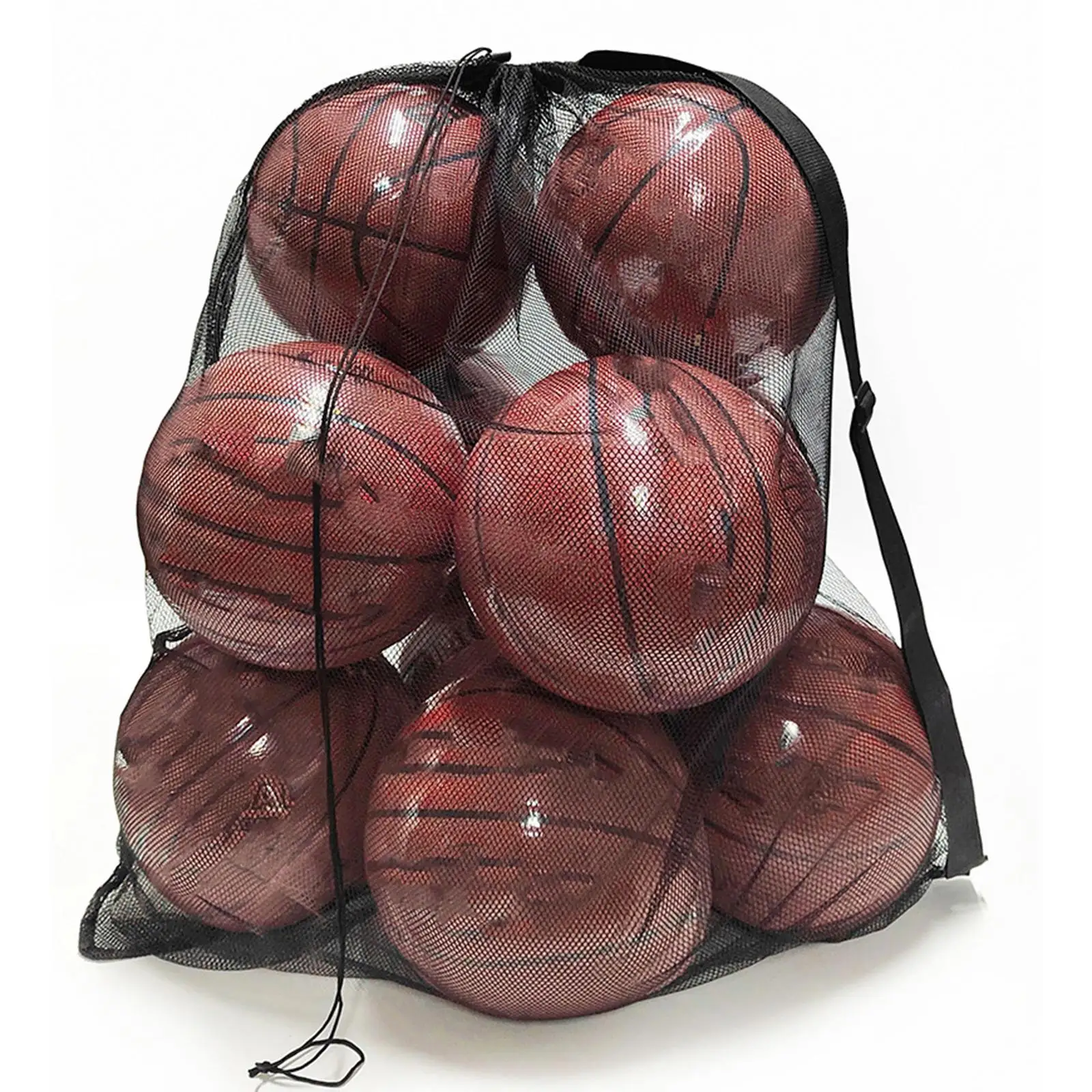 

Mesh Sports Adjustable Shoulder Strap Oxford Cloth Pouch Versatile Mesh Soccer for Outdoor Activities Gym