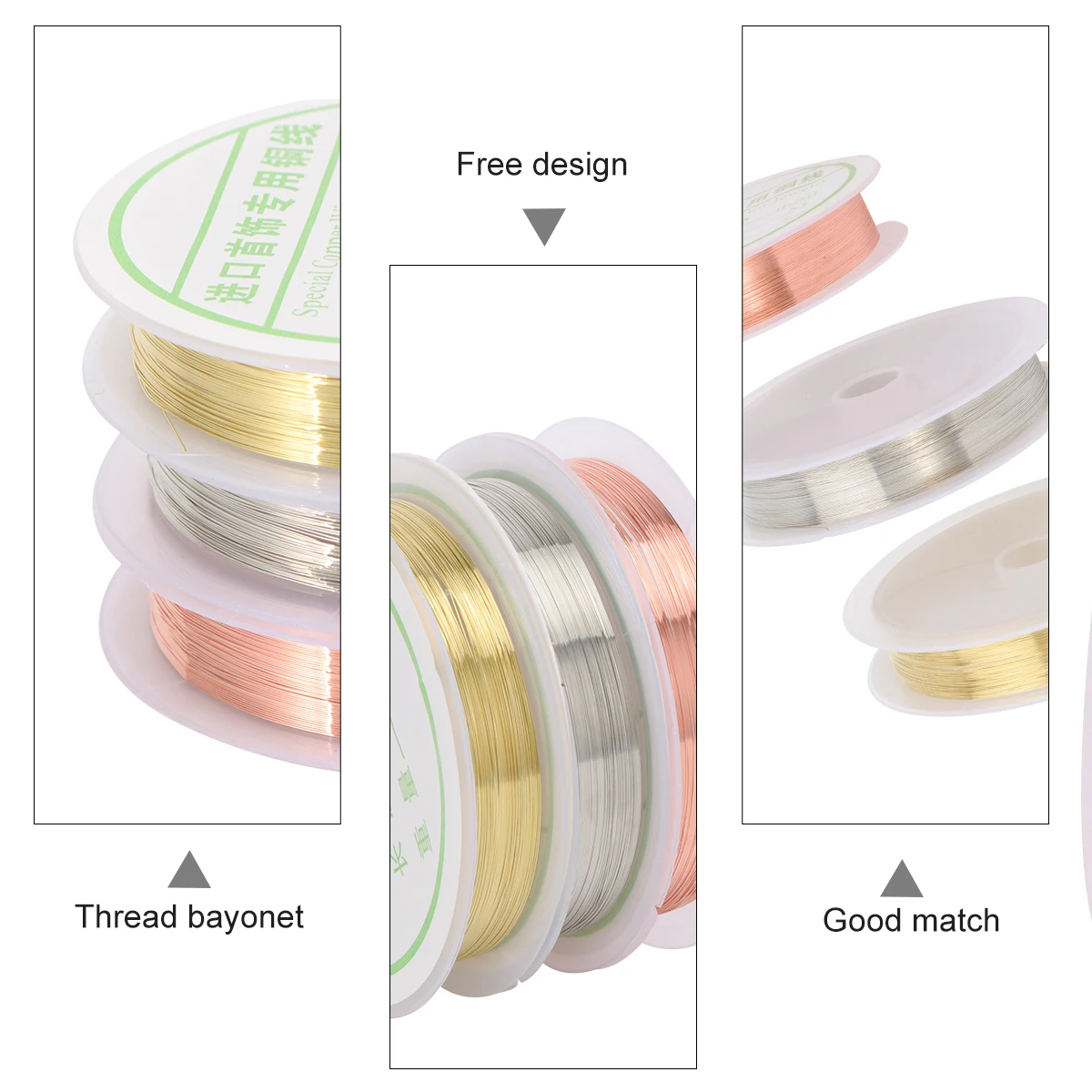 3 롤 매니큐어 네일 아트 골든 실버 로즈 골드 구부릴 수 있는 컷팅 가능한 DIY 매니큐어 라인 스티커 장식 스파클