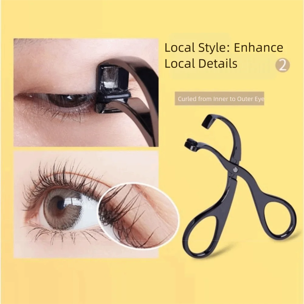 

Long Lasting Shaping Wide-angle Eyelash Curler Frameless Sun Flower Extension Partial Eyelash Clip Nature Curl Replaceable Pad