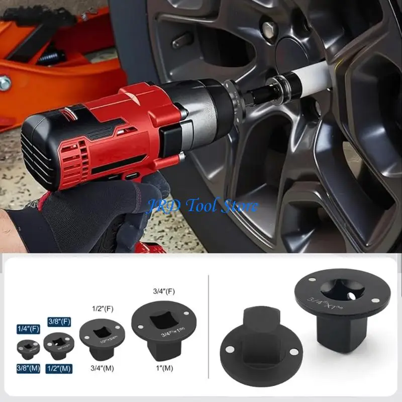 A2UD 4 Stück Universal-Schlagadapter, Ratschensystem, tragbar und effizient