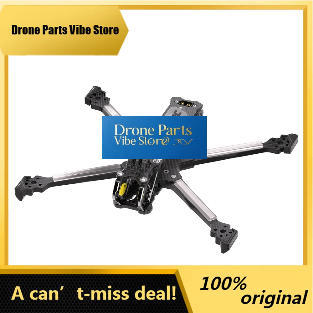

DronePVolador VX6 6" Freestyle Beast,188g W/TPU, 6MM Forged Arms, O3/O4 Jello-Free, Anti-Resonance Compact X-Frame,FPV Drone Fra