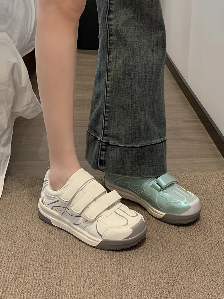 

Повседневная женская искусственная однотонная резиновая ткань без шнуровки из флока с закрытым носком