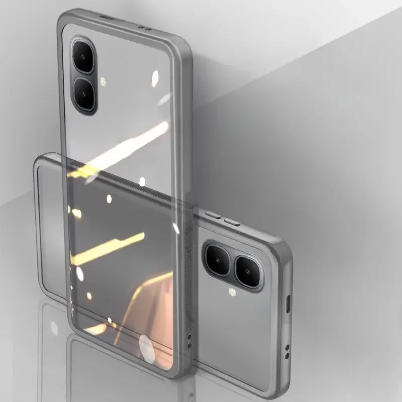 حافظة شفافة لهاتف انفينيكس سمارت 10 بلس بلون شفاف من السيليكون المقاوم للصدمات غطاء كامل لهاتف انفينيكس سمارت 10 بلس