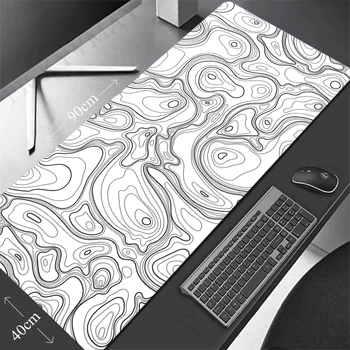 White Large Desk Pad 100x50cm Big Computer Pads Pads Gaming Mousepad Large Keyboard Mats Gaming Mouse Pad Desk Mat