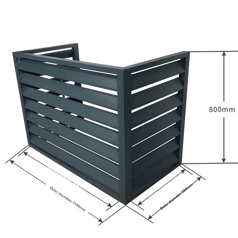 Aluminum Alloy Air Conditioner Outer Machine Cover Blinds,air Conditioner Outer Machine, Aluminum Alloy Grille Guardrail
