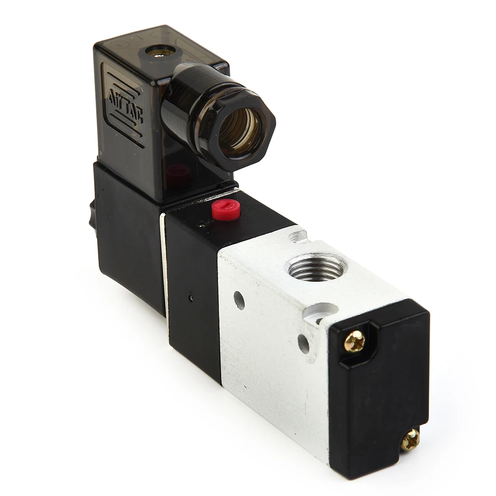 Pneumatic Solenoid Valve 110*65*22mm Accessories Metal+Plastic Replacement 2 Position 3 Way 3V210-08 G 1/4 0.15-0.8MPa