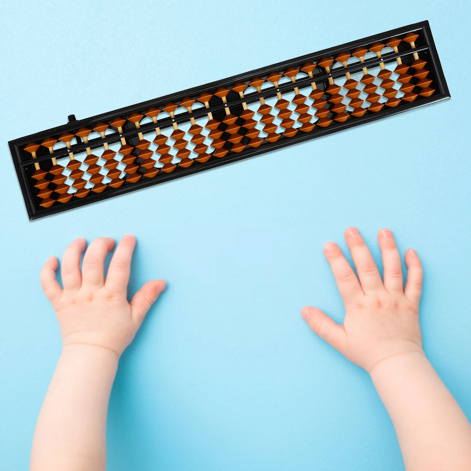 

23-Column Retro For Education Chinese Style Arithmetic Tool Learning Abacus Math Calculation School Supply Plastic Beads Abacus