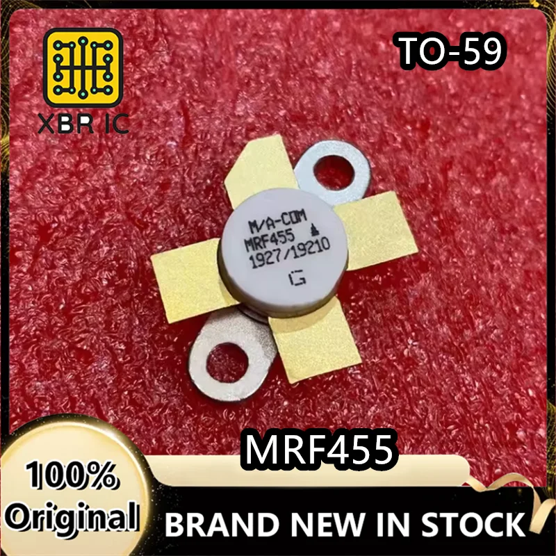 (1/10 piece) MRF455 MRF 455 TO-59 High-Frequency RF Power Amplifier Tube Brand New Genuine Original Product Fast Shipping