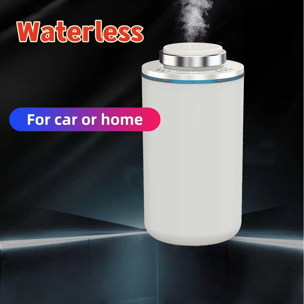 ناشر رائحة الزيوت العطرية بالموجات فوق الصوتية بدون ماء من النوع c مع زيت 200 مل لغرفة النوم والمرحاض والمنتجعات الصحية 100cbm #4