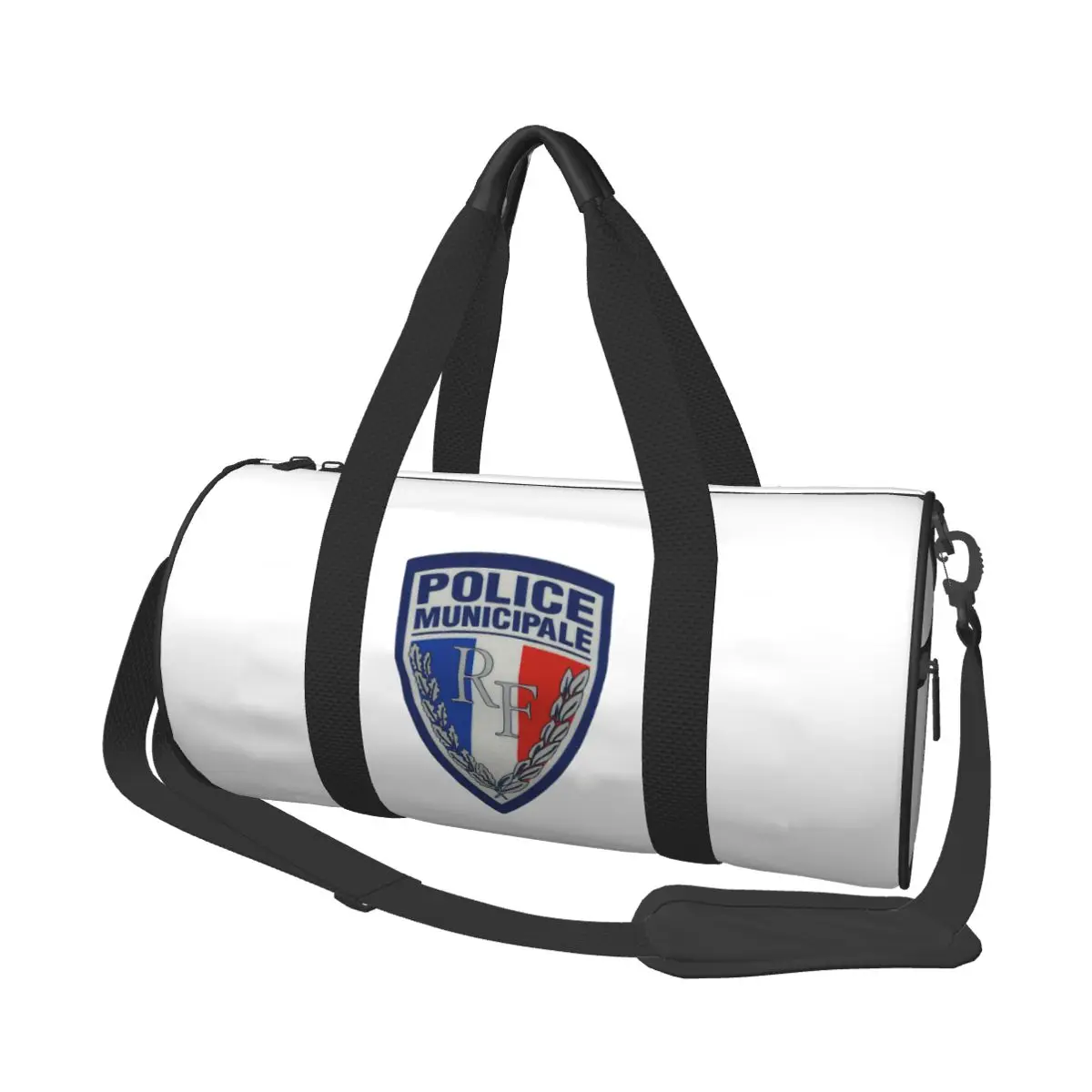 

French Municipal Police Insignia Large Duffle Gym Bag Multi-Functional Duffle Travel Bags Handbags Fitness bag
