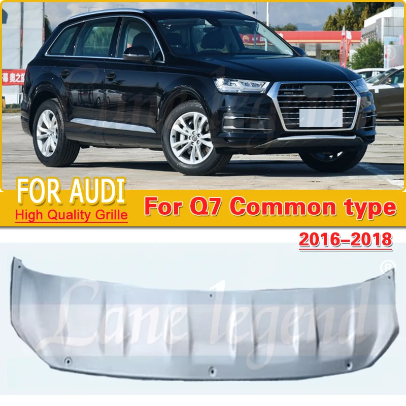 For Audi Q7 2016-2018 Common Type High quality Front Lip Bumper Spoiler Auto Accessories Body Kit Chin Spoiler Trim