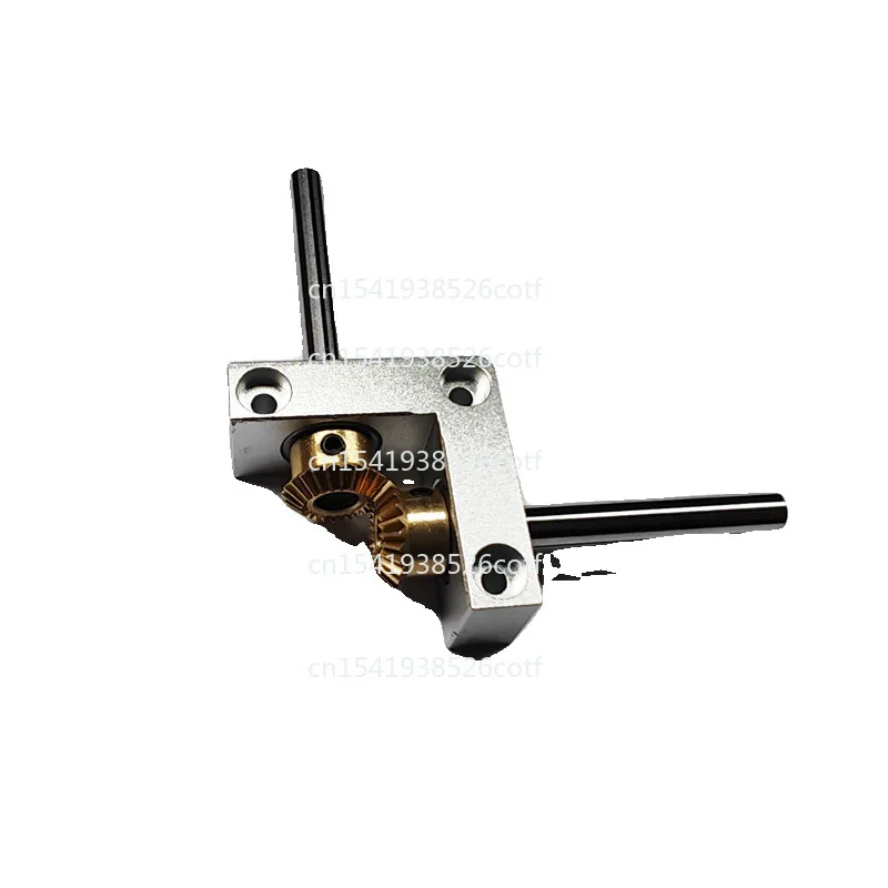 4/5mm Mini Right Angle Adapter Small 90 Degree 1:1 Gearbox Bevel Gear Reverser Model Transmission Box